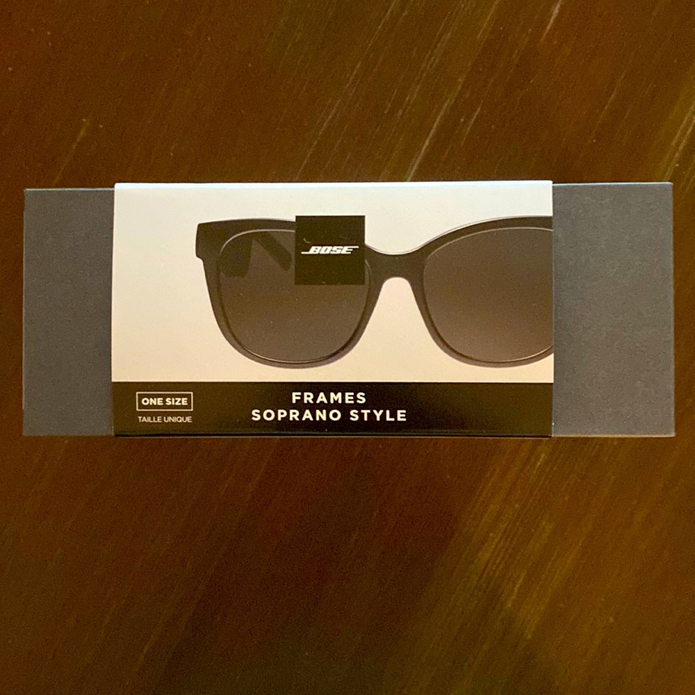 Bose frames-soprano style with extra lenses